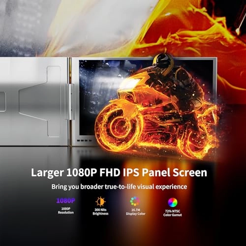 15.6 Inch Triple Monitor - 1080P USB-C