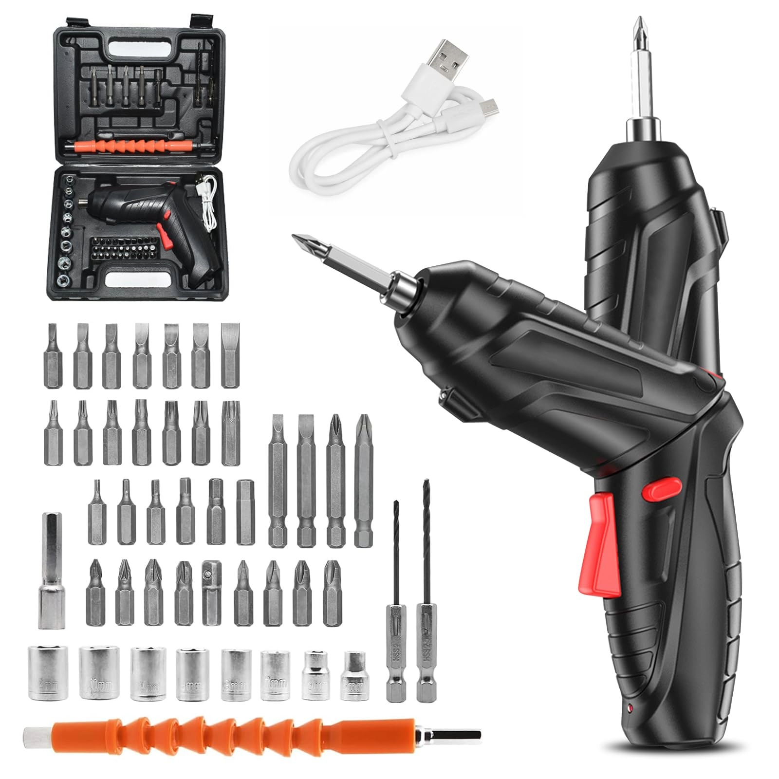 Yeqqzq Cordless Electric Screwdriver - 1300mah