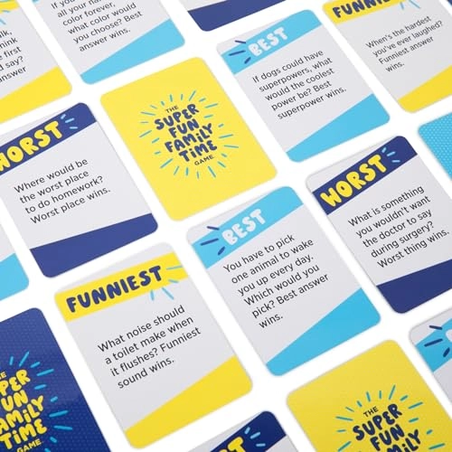 The Super Fun Family Time Game - Card Game