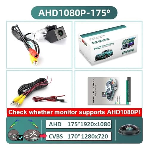 GAF-LS8008 - Top Starlight Night Vision Wire AHD 1080P or 720P