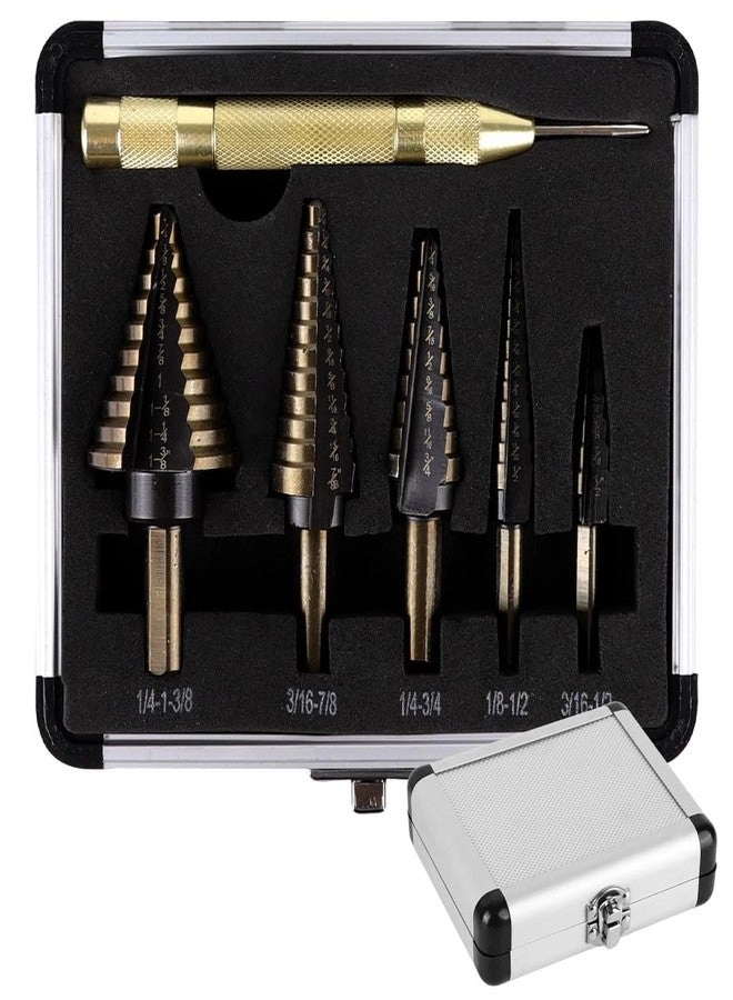 Step Drill Bits - HSS High Speed Steel 6PCS 432MM420 MM412MM6MM8MM3MM