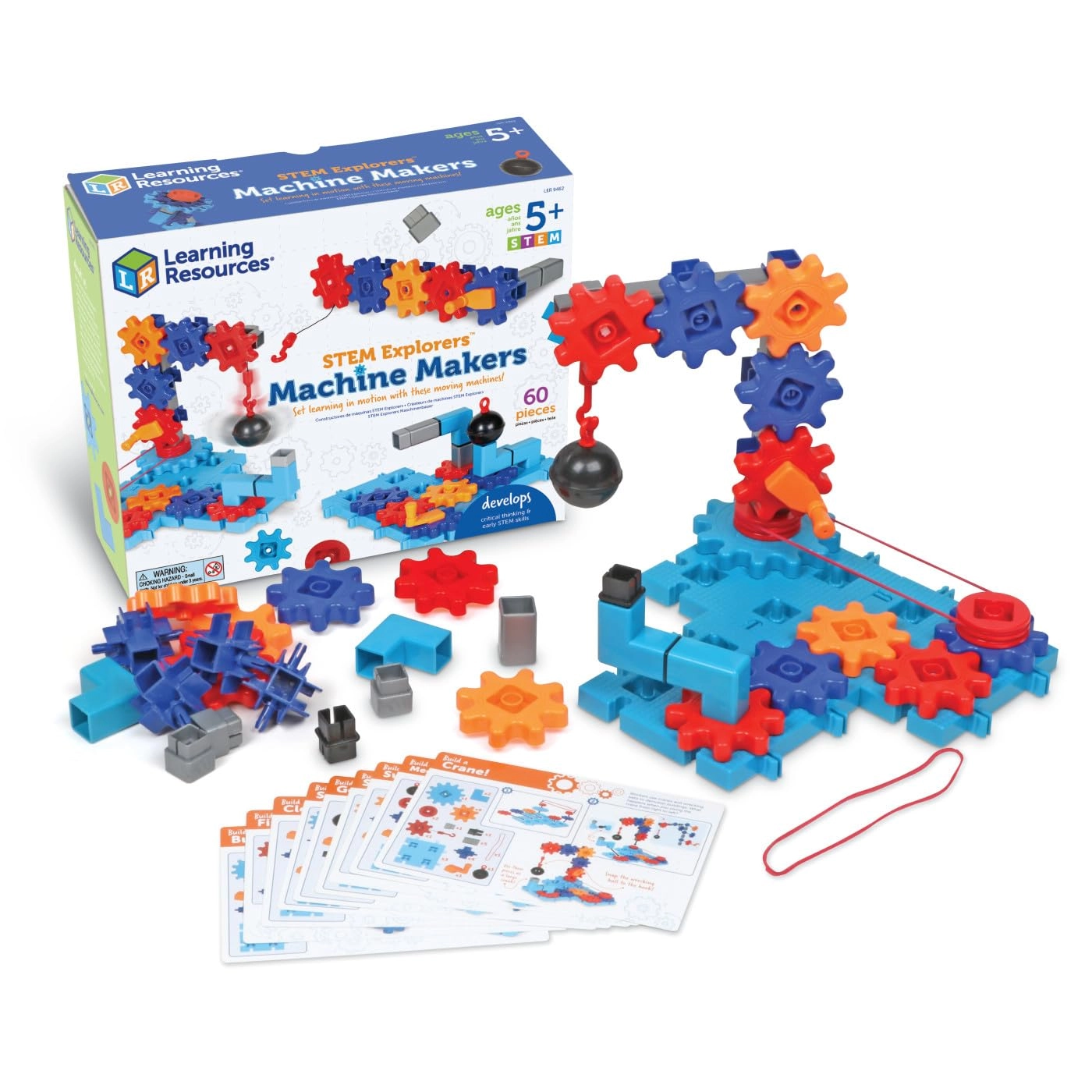 STEM Explorers Machine Makers - Suitable for 5 years and above 60 Pcs
