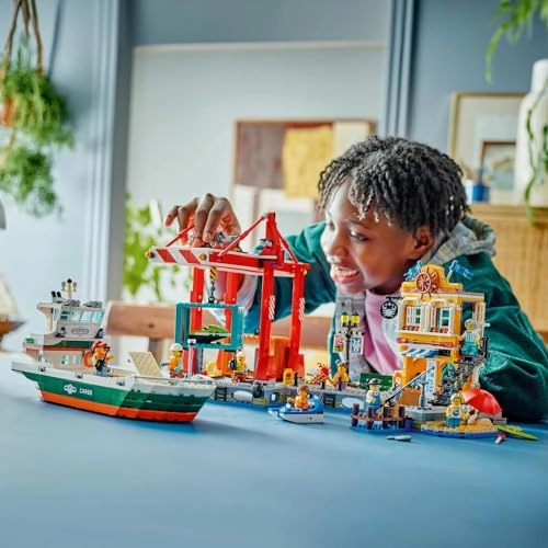 LEGO City Seaside Harbour with Cargo Ship (60422)