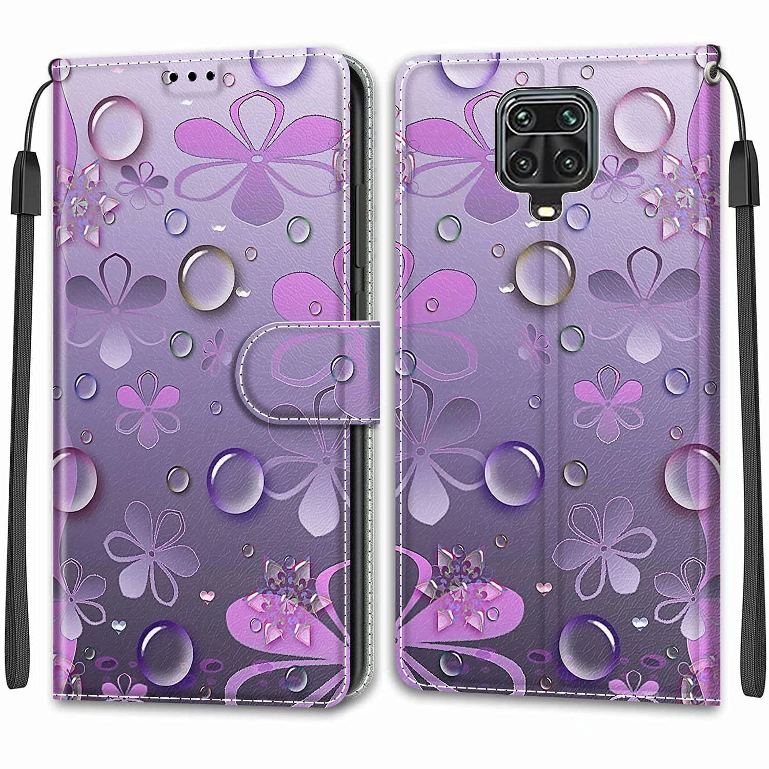 Nadoli Wallet Case Folio for Xiaomi Redmi Note 9 Pro