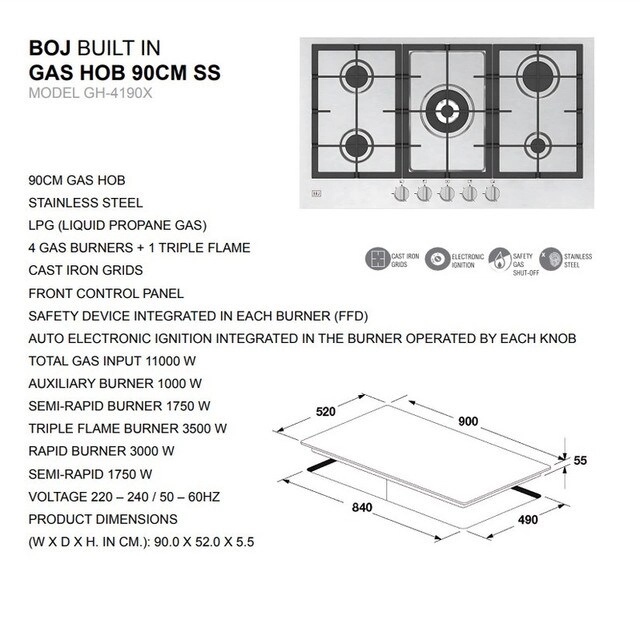 GH 4191X - Gas hob