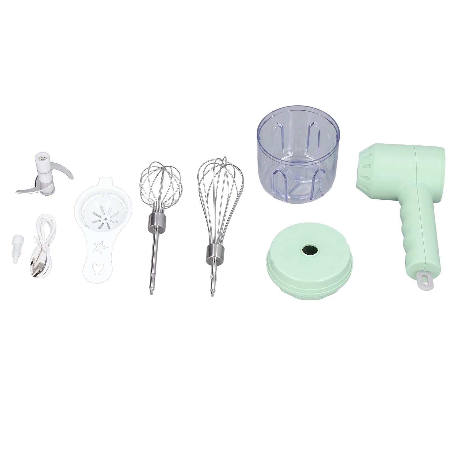 BCBBBNZO Electric Cordless Hand Mixer - 20W