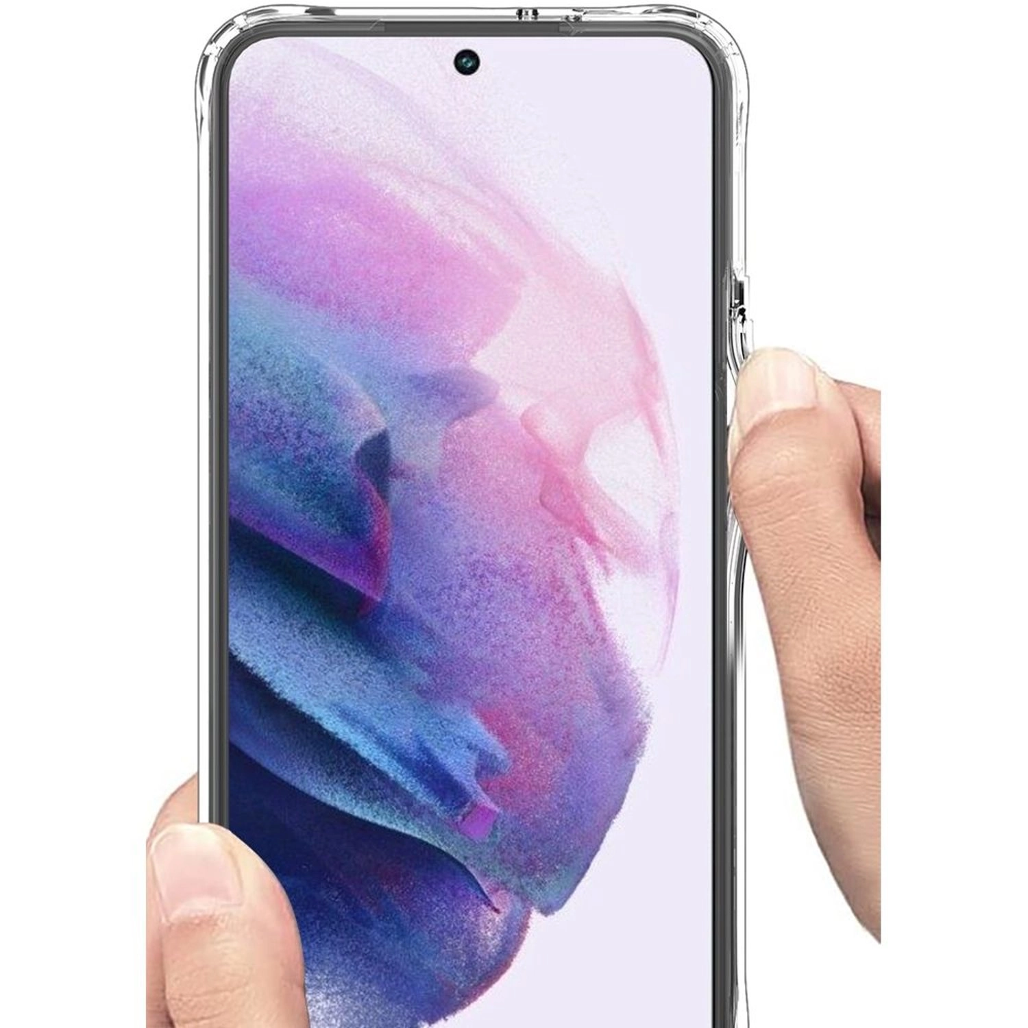 Smartphone Case and Screen Protector - Tempered Glass for Samsung Galaxy S21 FE