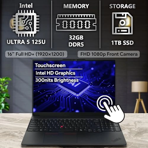 ThinkPad E16 Gen 2 - 16'' Ultra 5-125U 32GB DDR5 1TB NVMe