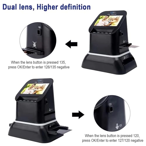 Film Scanner - 22MP 14MP 1080P LCD