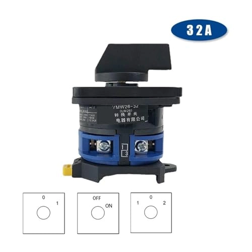 LW28-32 - 32A Rotary Switch Panel Mounted