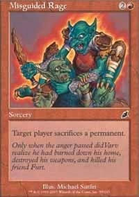 Wizards of the Coast Misguided Rage - Scourge Red