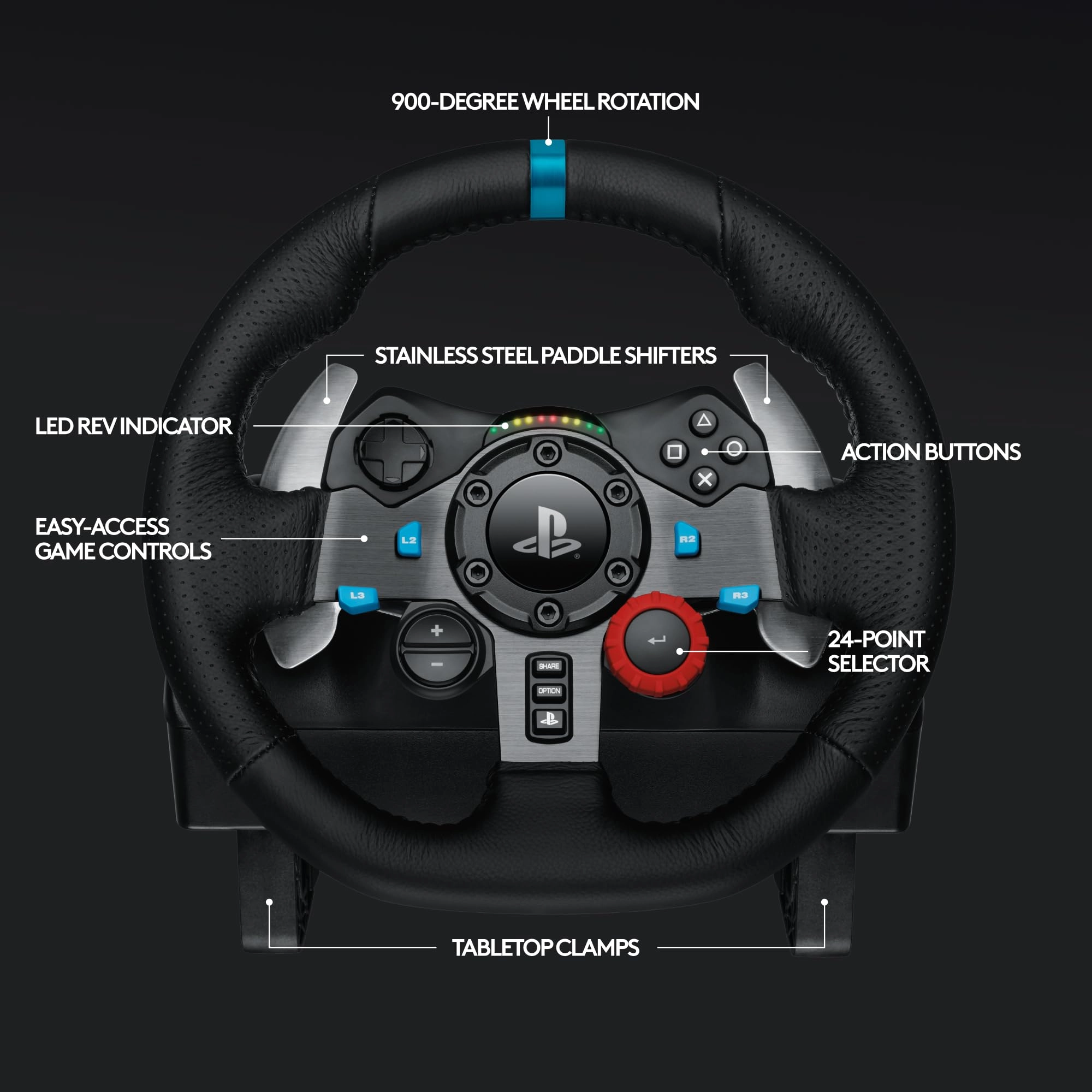 G29 - Black PS5 PS4 PC