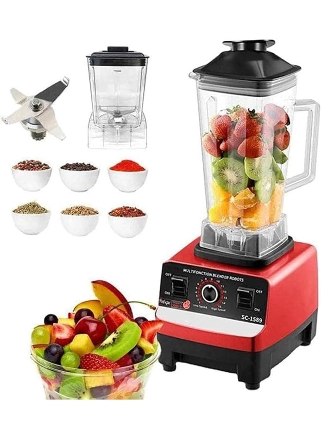 SAFENHAND Multifunctional Heavy Duty Blender - 2 Jars Juicer Mixer Stainless Steel Blades