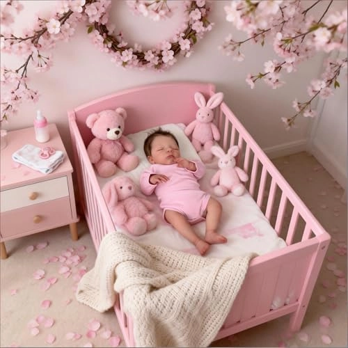 Reborn Baby Doll - 19 Inch Soft Cloth Body Sleeping Ages 3+