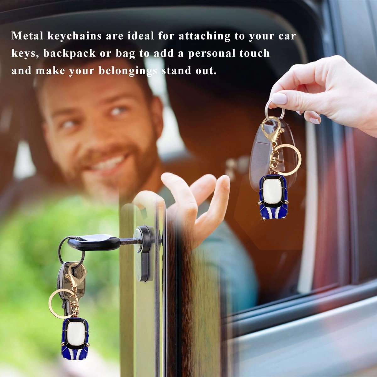 Car Model Rhinestone Keychain