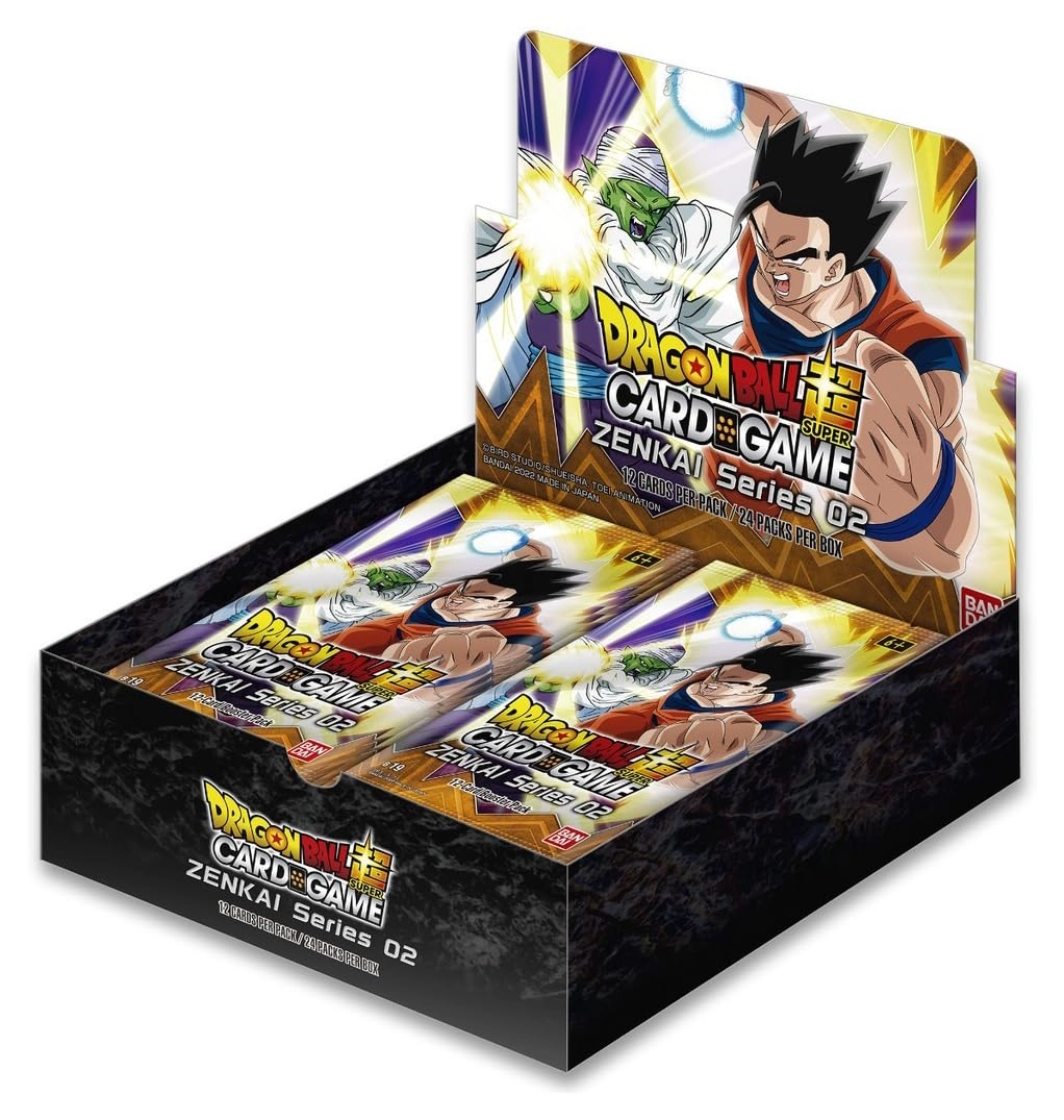 Bandai ZENKAI Series 02 Fighter's Ambition Booster - 24 packs per box 12 cards per pack