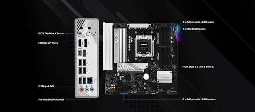 B850 PRO RS WIFI - AM5 ATX DDR5-7200