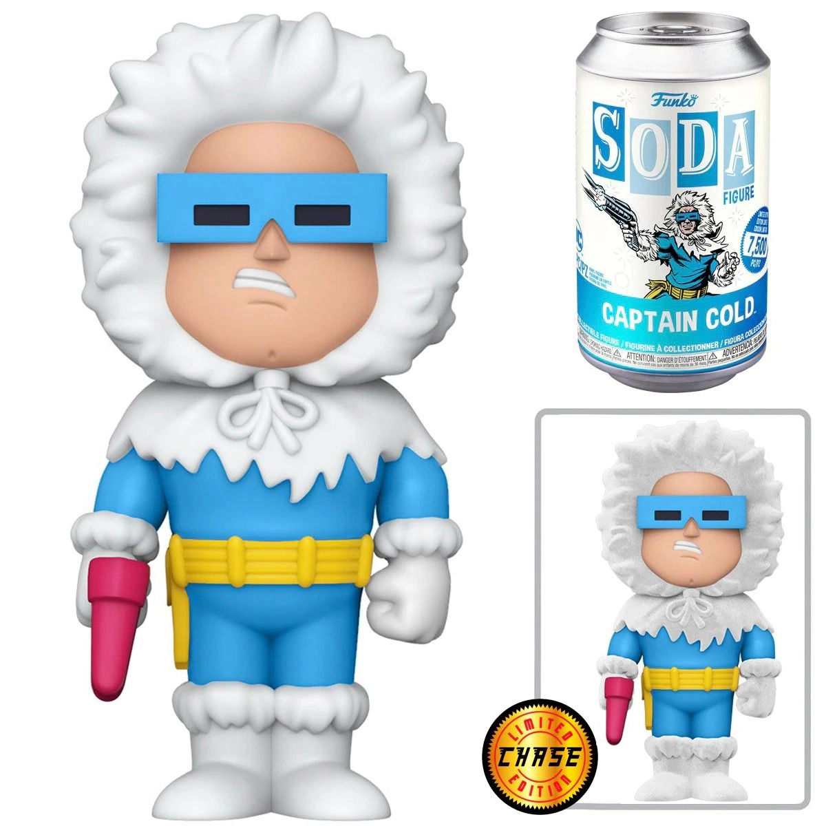 FUNKO Captain Cold - DC Vinyl SODA Flocked - Chance of Chase