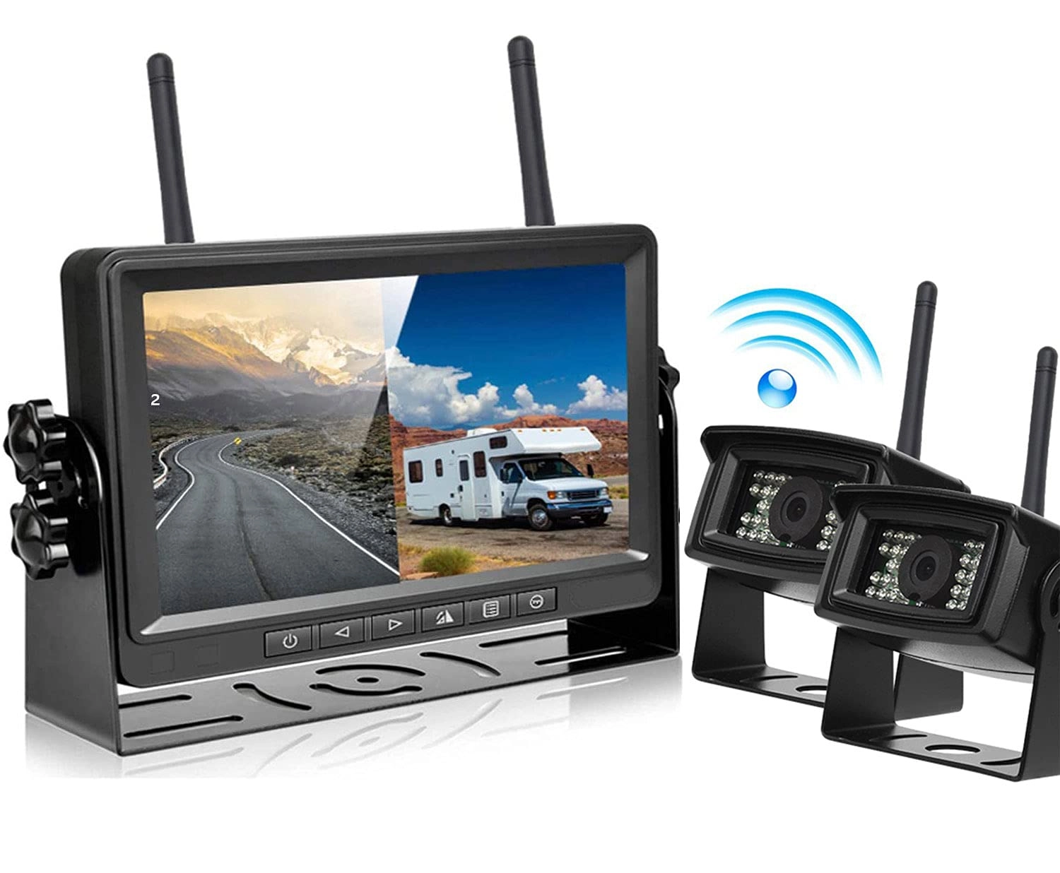 podofo Wireless Reverse Camera Kit - IR Night Vision Wireless 752 X 582 pixels