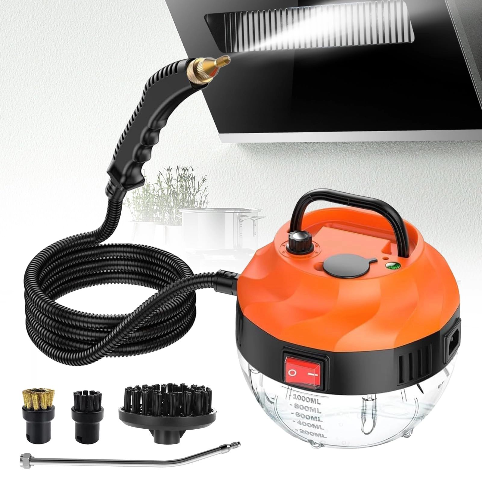 CKALQ Handheld Steam Cleaner - 3 BAR 1L