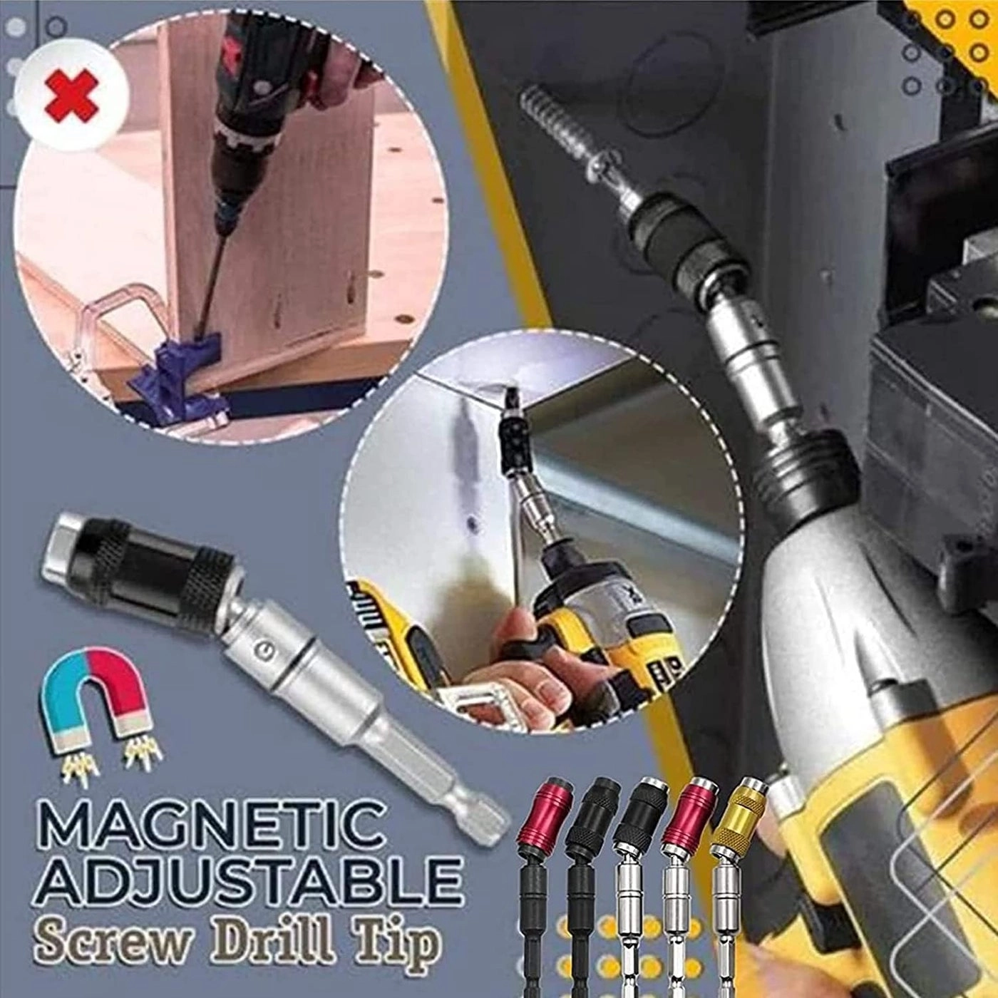 Magnetic Screwdriver Bit Holder - 88mm 1/4 inch