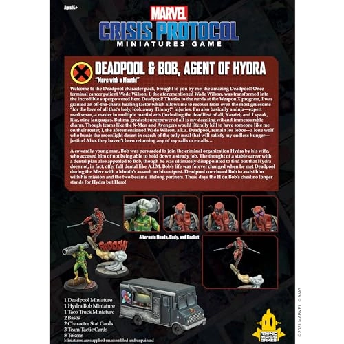 Marvel Crisis Protocol: Deadpool & Hydra Agent Bob Character Pack