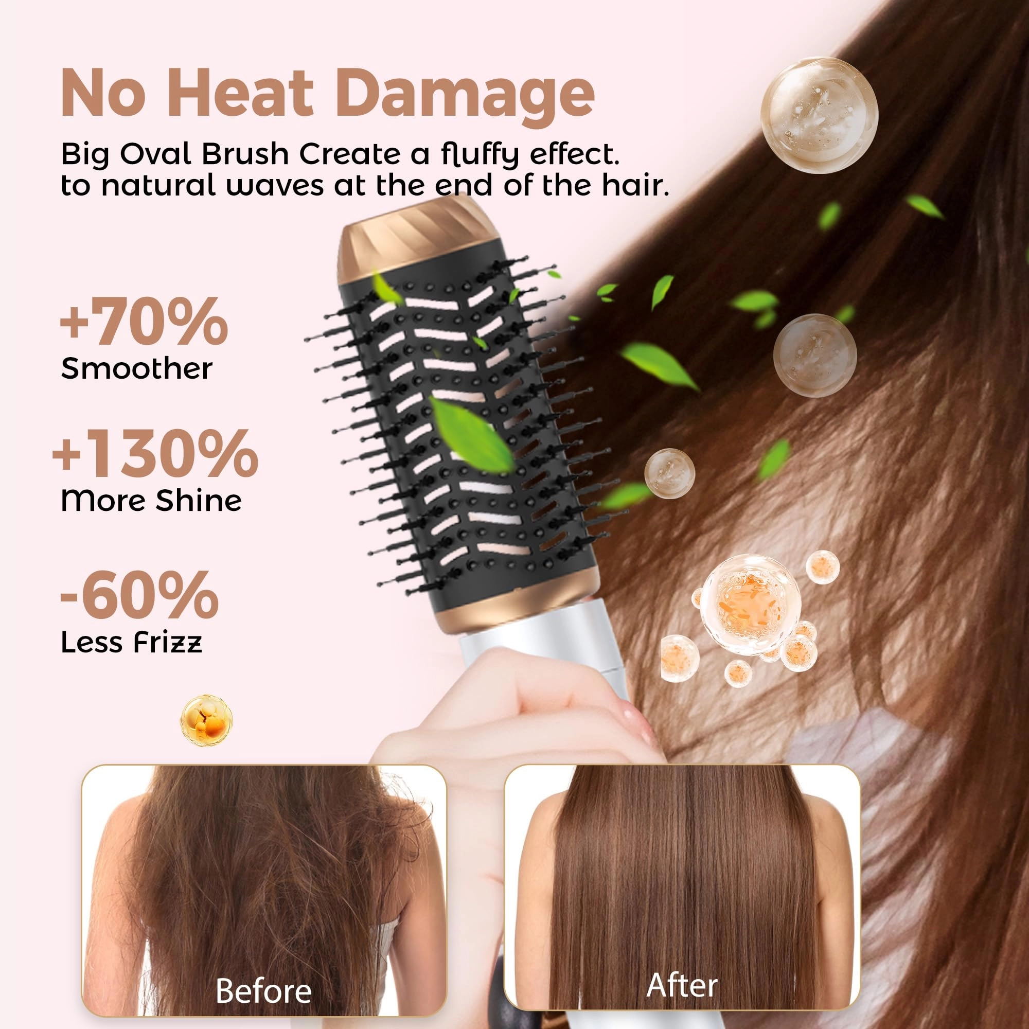 Air Styler - 6 in 1 Negative Ionic 3 Heat Settings