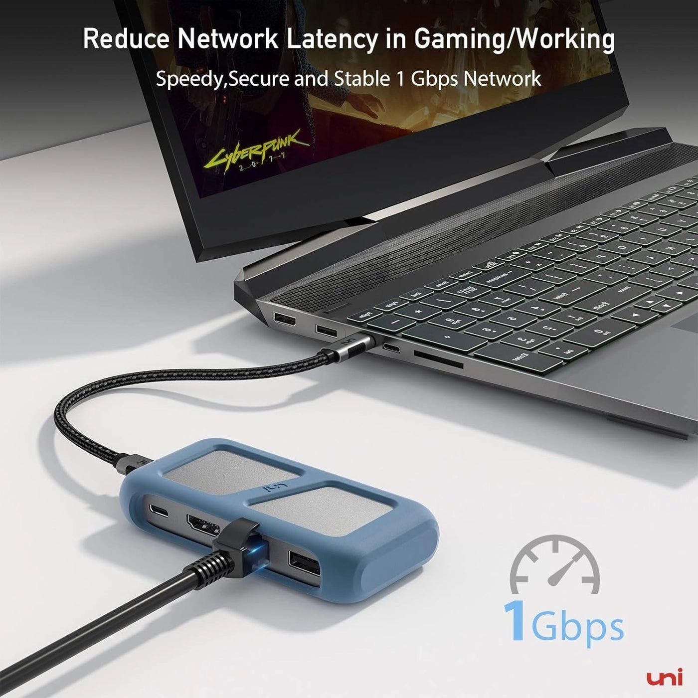 USB C Hub - 8-in-1 4K HDMI 100W PD