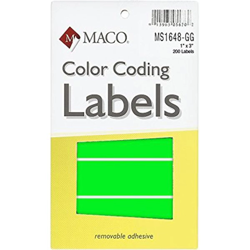 Color Coding Labels - 768 Labels .25 in ( 6.35 mm )