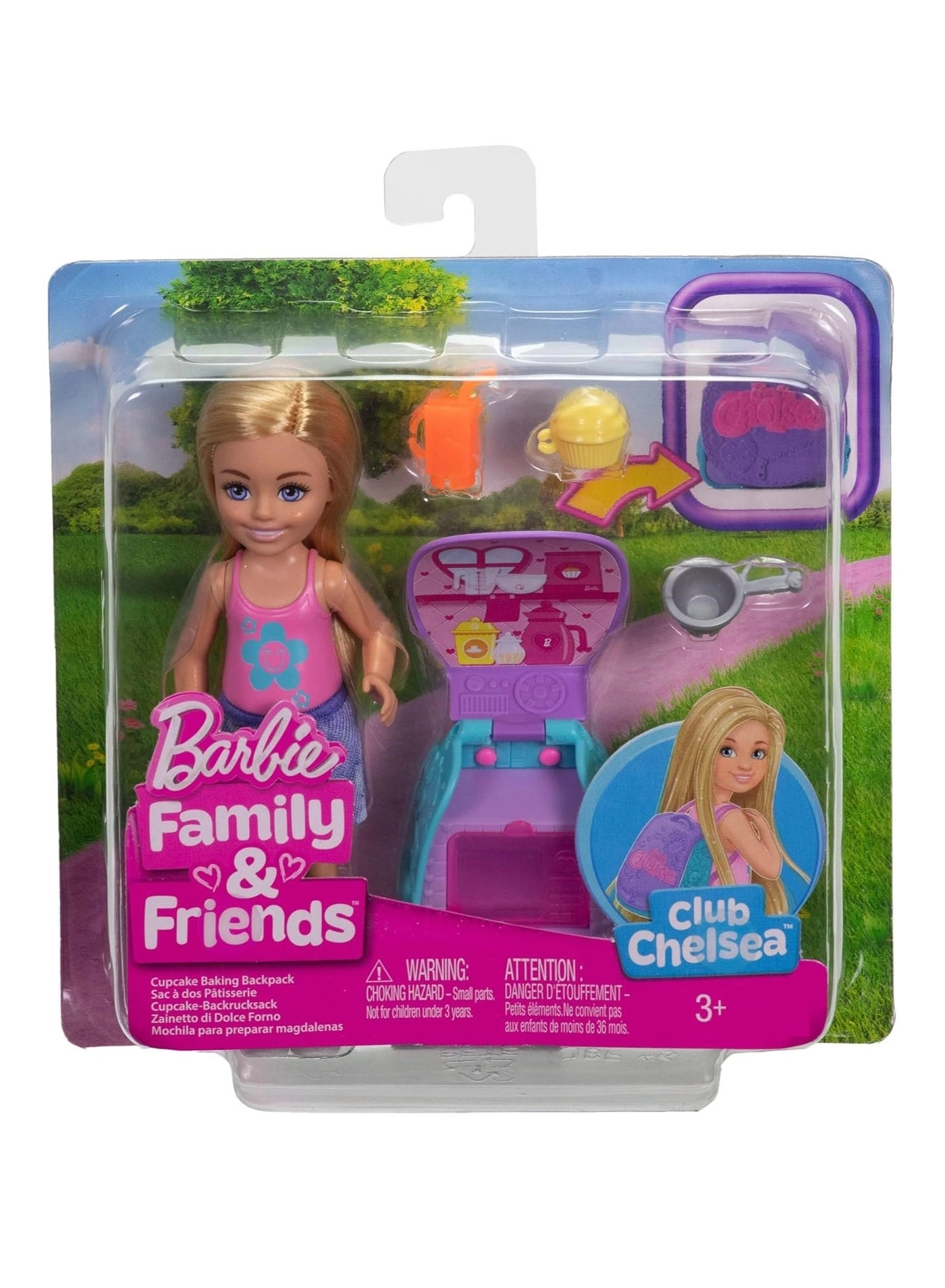 Chelsea Cupcake Baking Backpack Doll - 15.2 cm Ages 3+