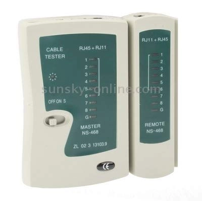 Portable professional network cable tester - RJ45 RJ11 RJ12 CAT5 U