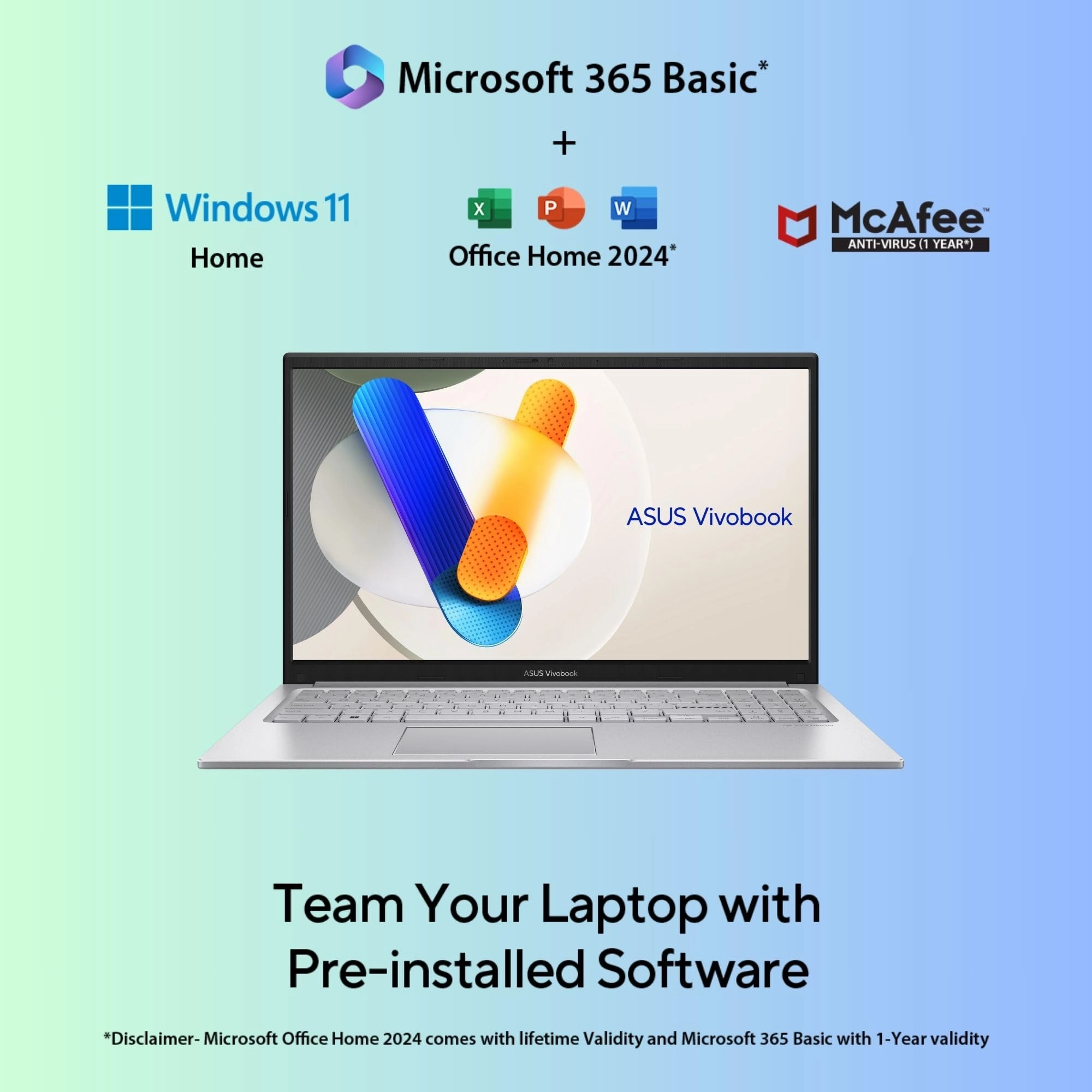 Vivobook 15 X1504VAP-BQ224WS - 15.6'' Core 5 120U 16GB DDR4 512GB SSD