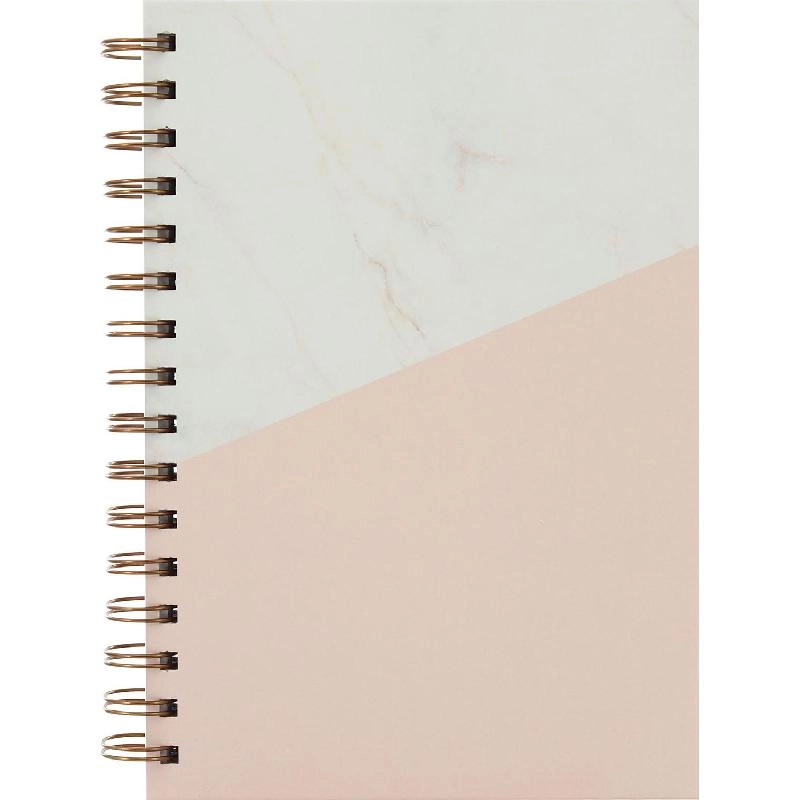 Notebook 19 X 26 cm Spiral - Grid 100 Sheets
