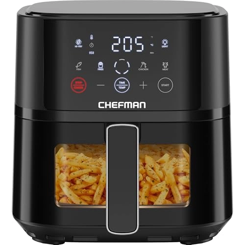ChefmanTurboFry Touch Easy-View RJ38-4TW-BLK-DS-EU