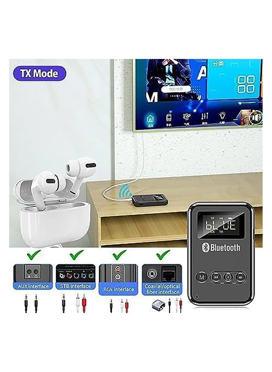 Bluetooth 5.1 Receiver for Home Stereo 5.1