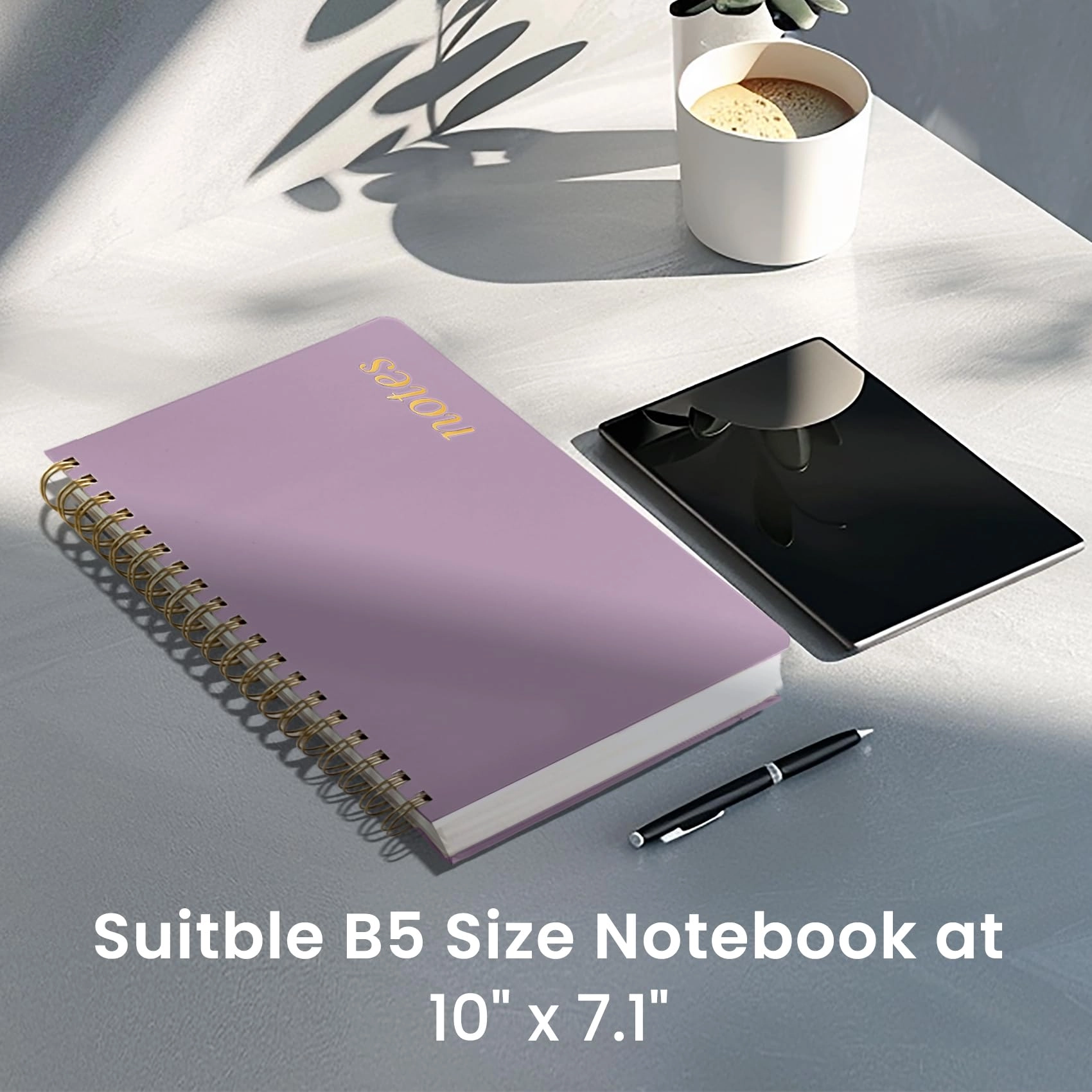 Spiral Notebook B5 Spiral - Lined 300 Pages