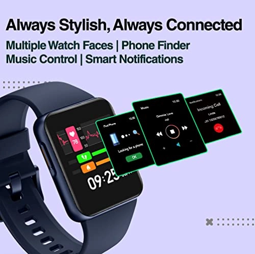 Vital Lite - 1.4" HD SpO2 Berry Blue