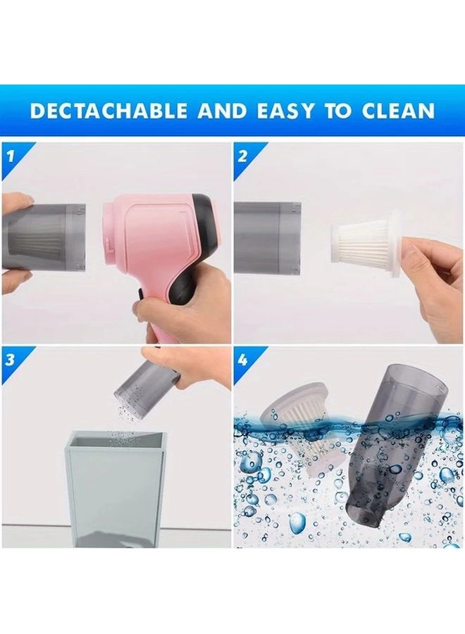 4-in-1 Wireless Handheld Vacuum Cleaner - 2000mAh