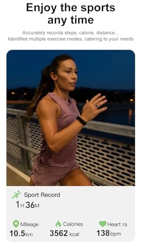 Smart Ring - US-11 Rose Glod Heart Rate Monitor