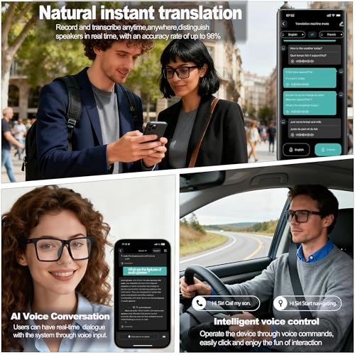 G3A - AI Smart Glasses 140+ Languages Bluetooth