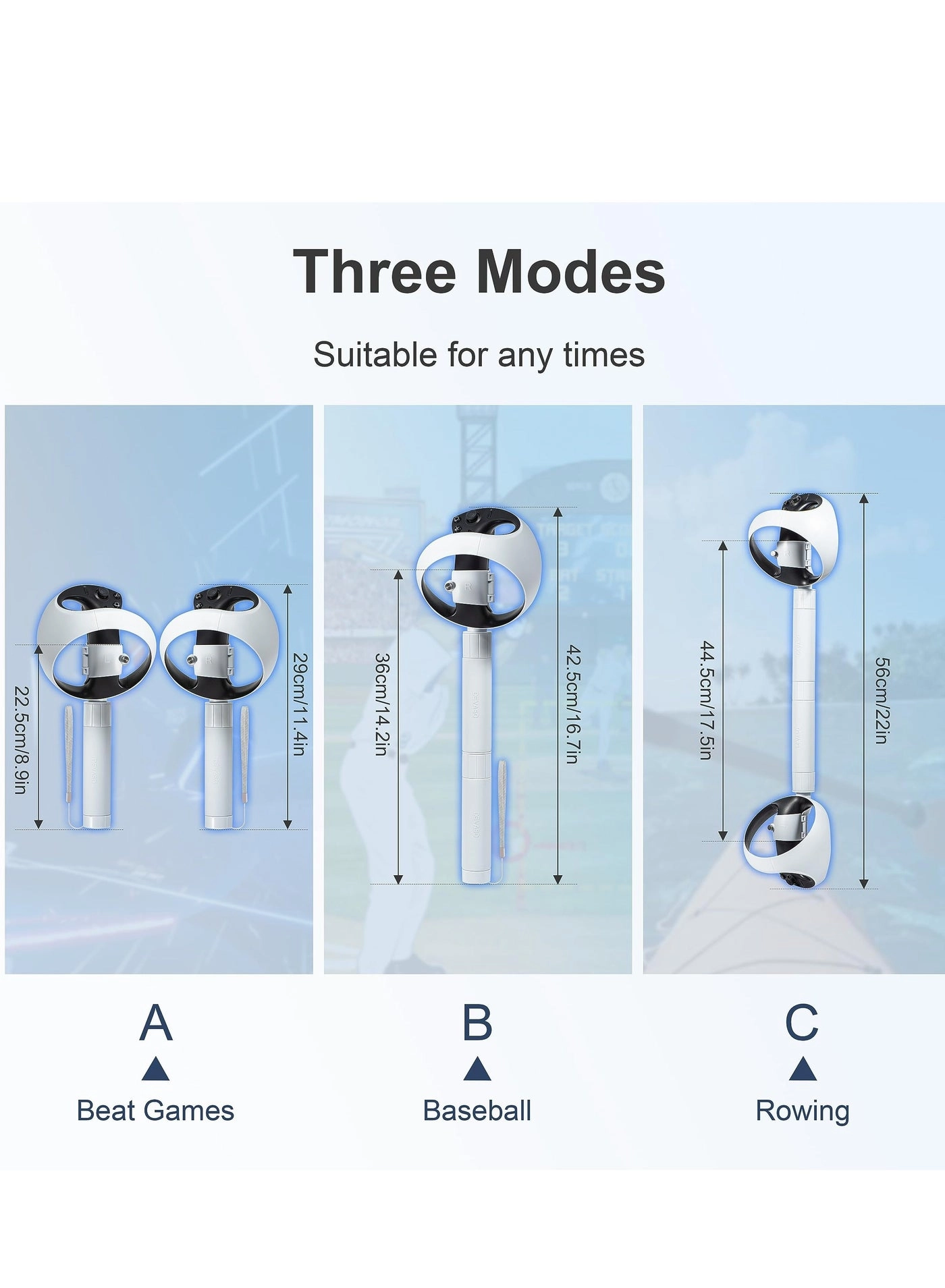 Handle Attachments - PS VR2 Meta Quest 2