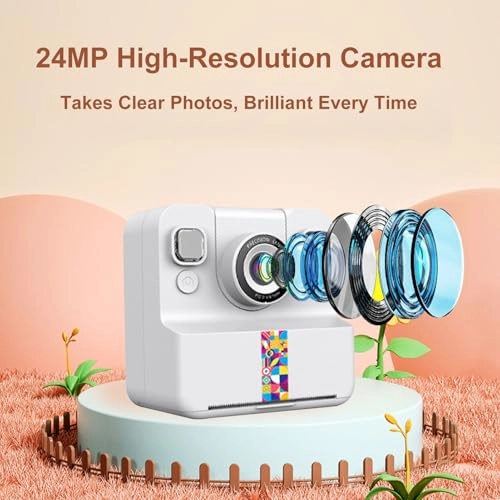 Instant Print Camera - 48MP Thermal Printing