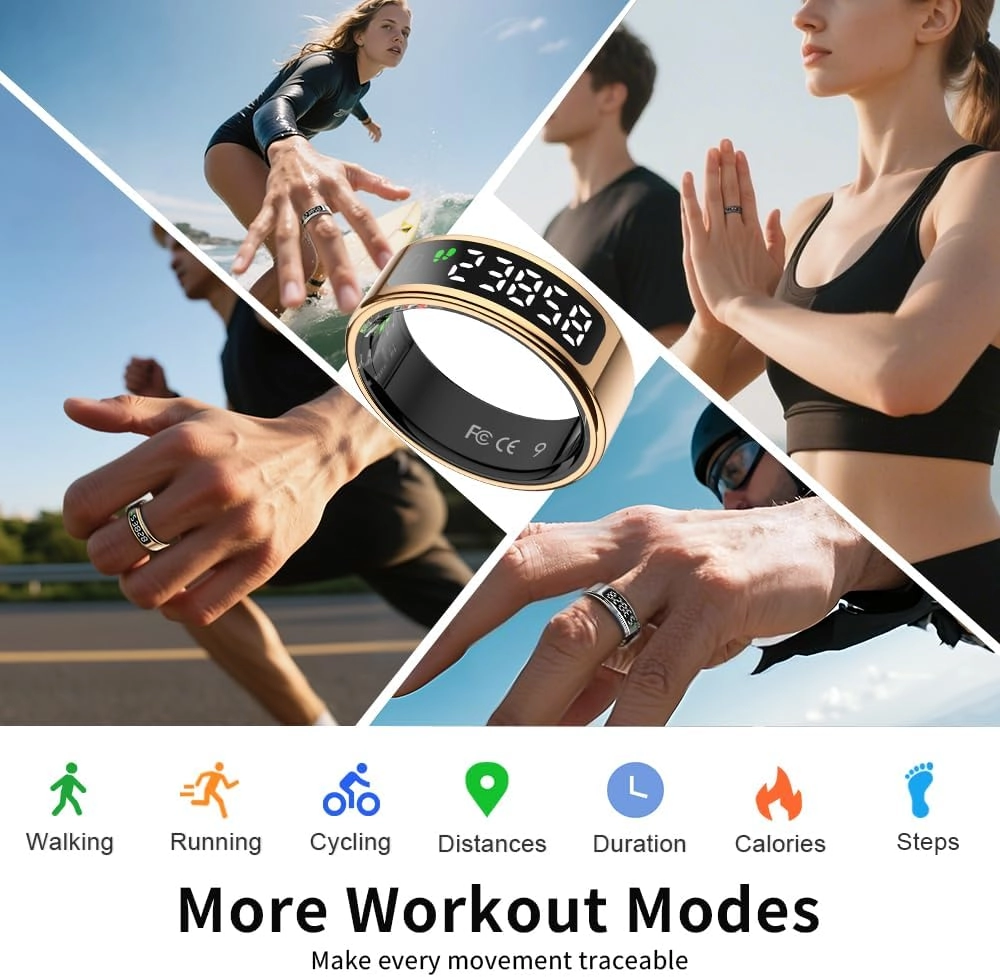 LCD Display Smart Ring - 13