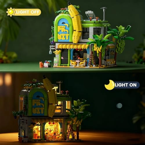 Banana Store Architecture Building Block - 2848 pcs