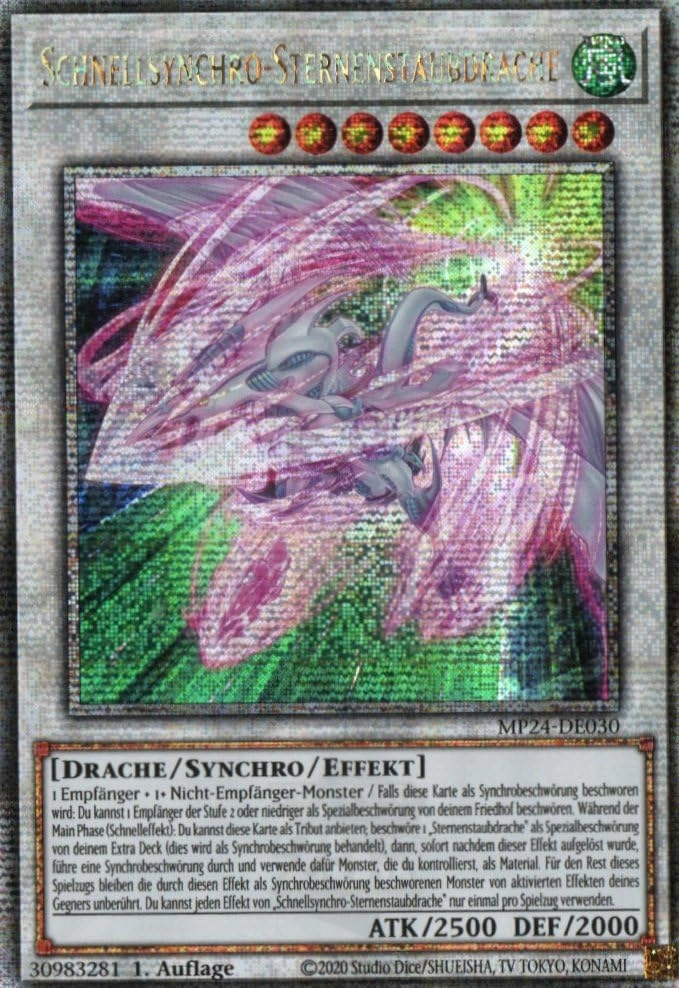MZTCG Yugioh Quick Synchro Stardust Dragon MP24-DE030 - German