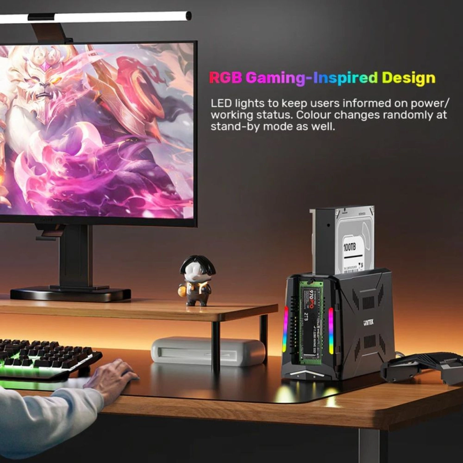 USB-C Enclosure Docking Station S1234B01 - 10Gbps