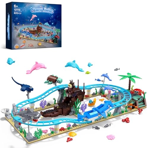 Ocean Roller Coaster Adventure Park Construction Kit - Friends