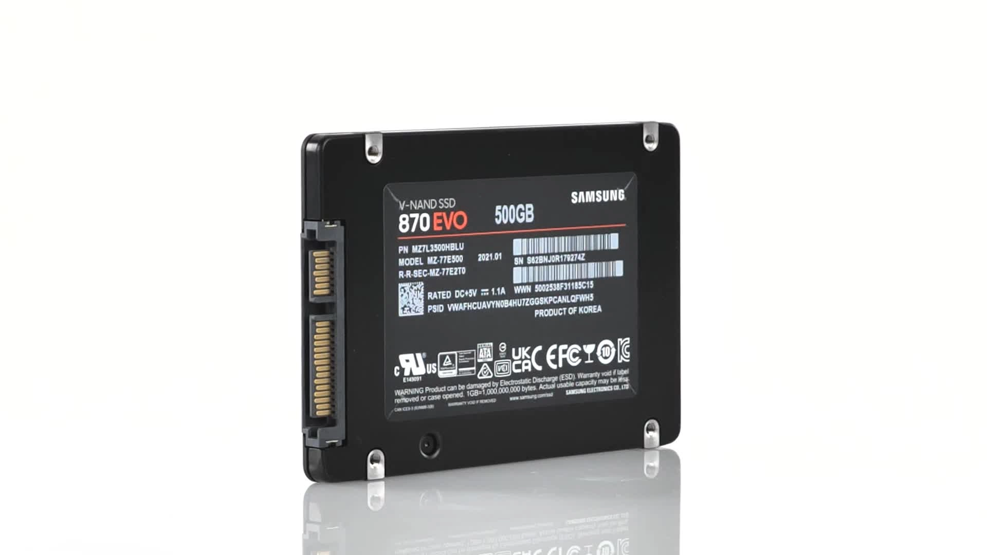 870 EVO - 500GB 2.5-inch