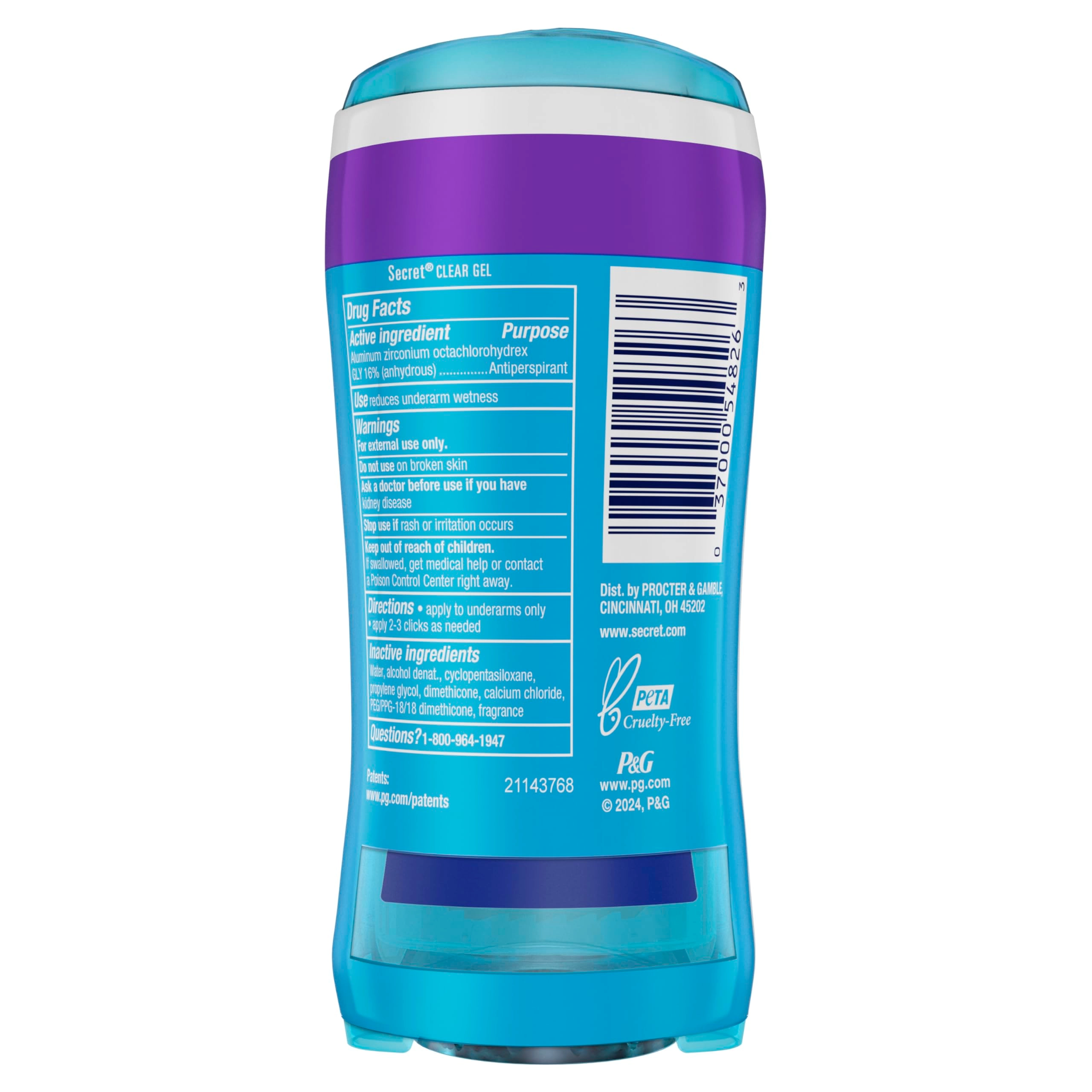 Antiperspirant and Deodorant - Lavender 2.6 ounce
