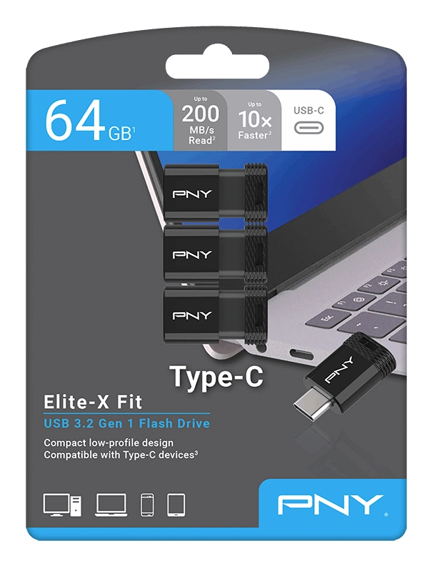 Elite-X Fit - USB 3.1 USB Type C 64GB